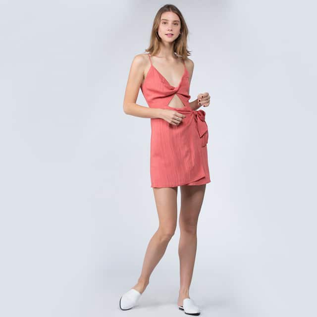 open lace back dress 100% Cotton Pink Eyelet Cutout Midi Dress - All Dresses